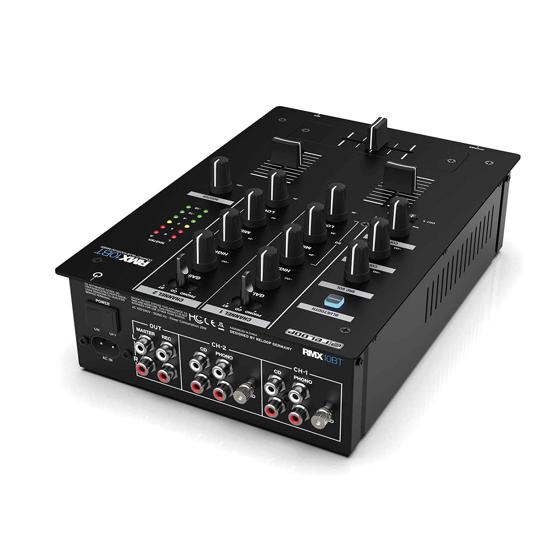 Reloop RMX10BT Mixer Dj 2C streaming musica direttamente al mixer con Bluetooth - Image 5