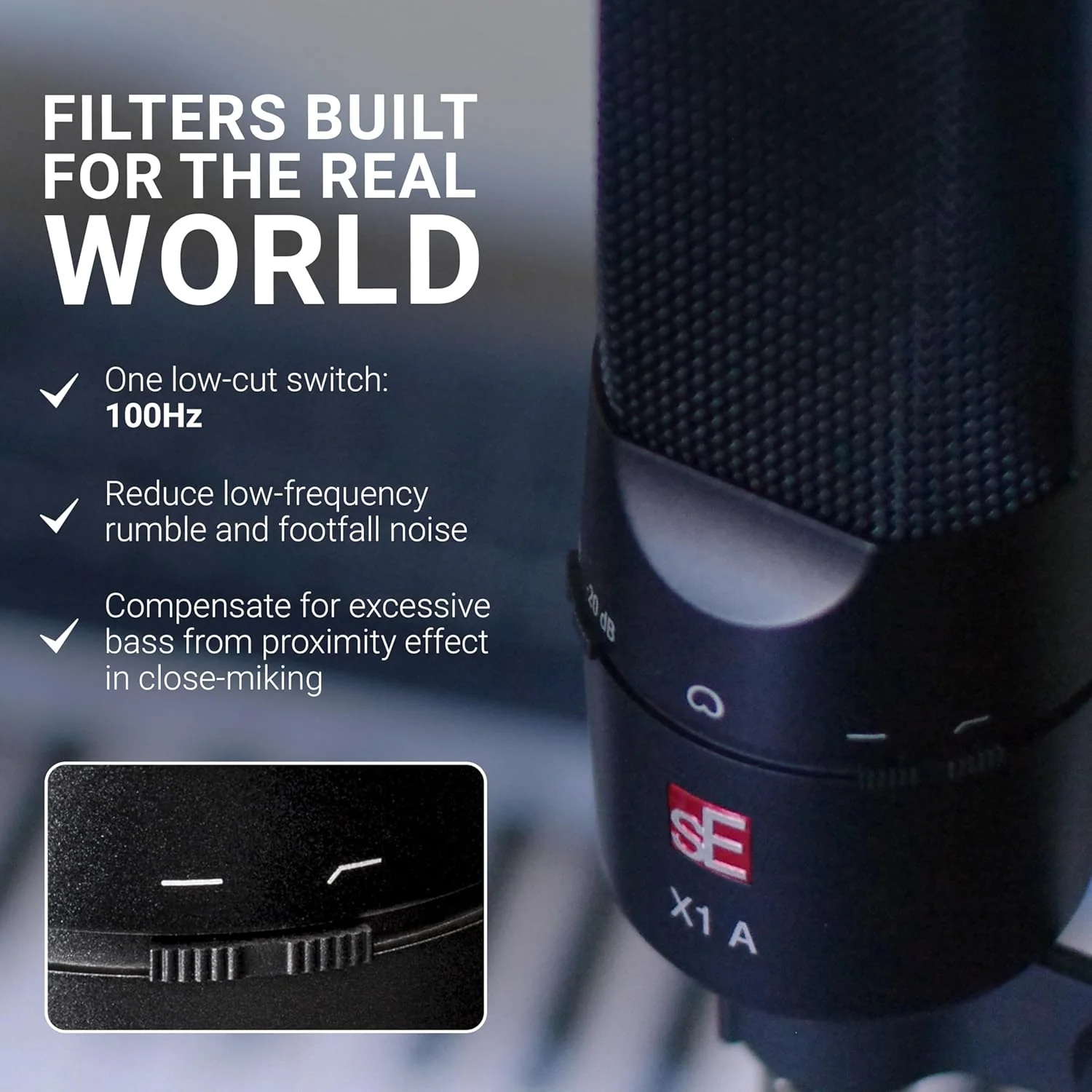 sE Electronics X1 A Mic Cablato Pro Conden. Studio x voce e strumenti musicali - Image 6