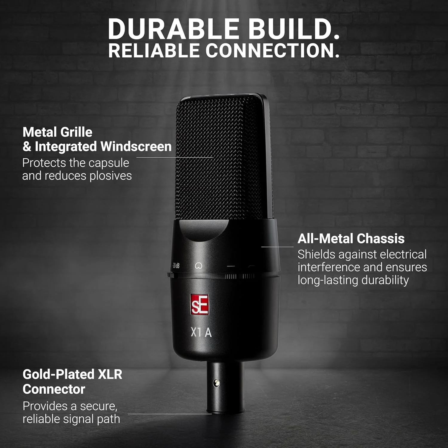 sE Electronics X1 A Mic Cablato Pro Conden. Studio x voce e strumenti musicali - Image 7