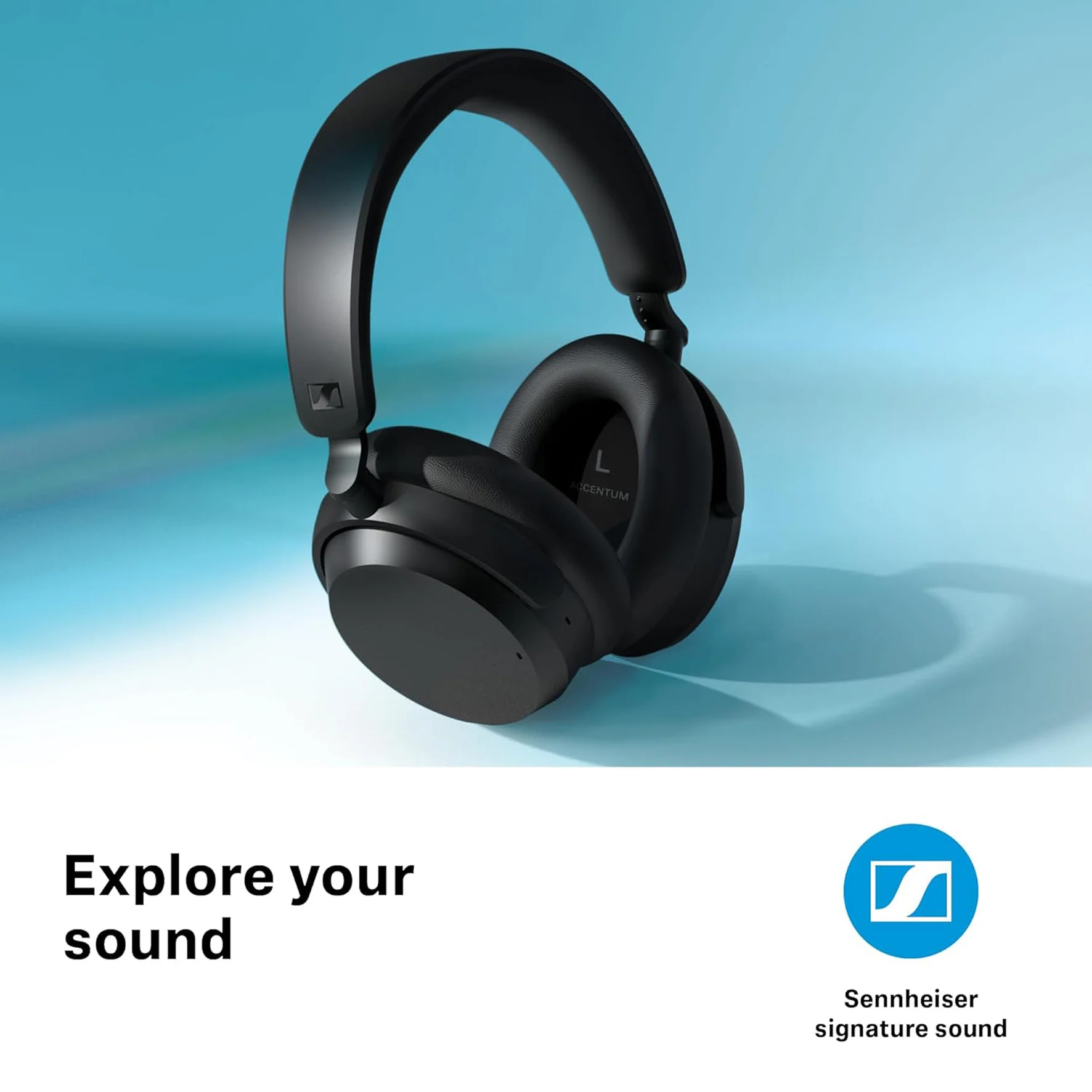 Sennheiser ACCENTUM Cuffia Wireless BT Professionale con microfono, Nera - Image 2