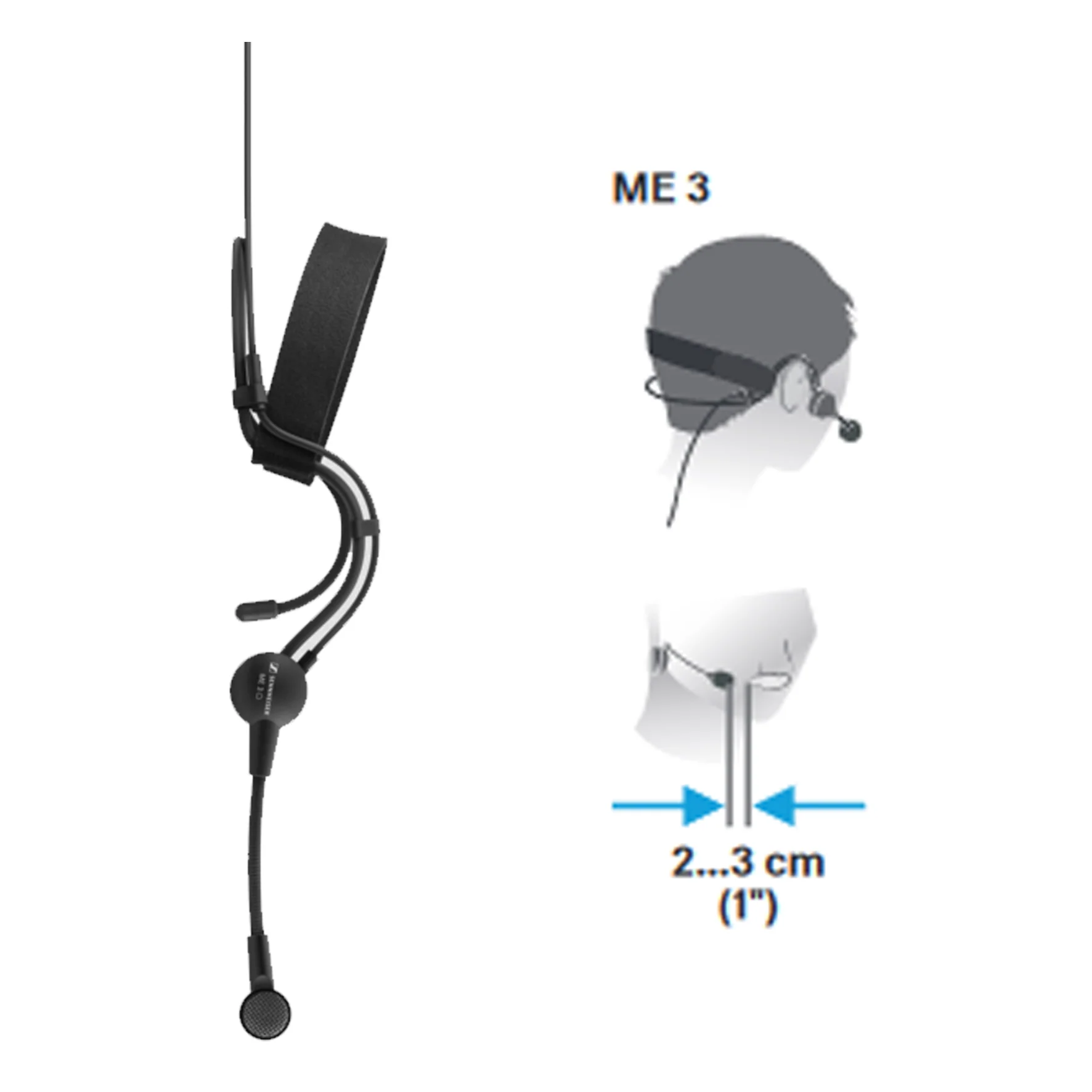Sennheiser EW-D ME3 SET Q1-6 (Fr. 470.2-526 MHz) Sistema Mic Archetto Wireless - Image 8