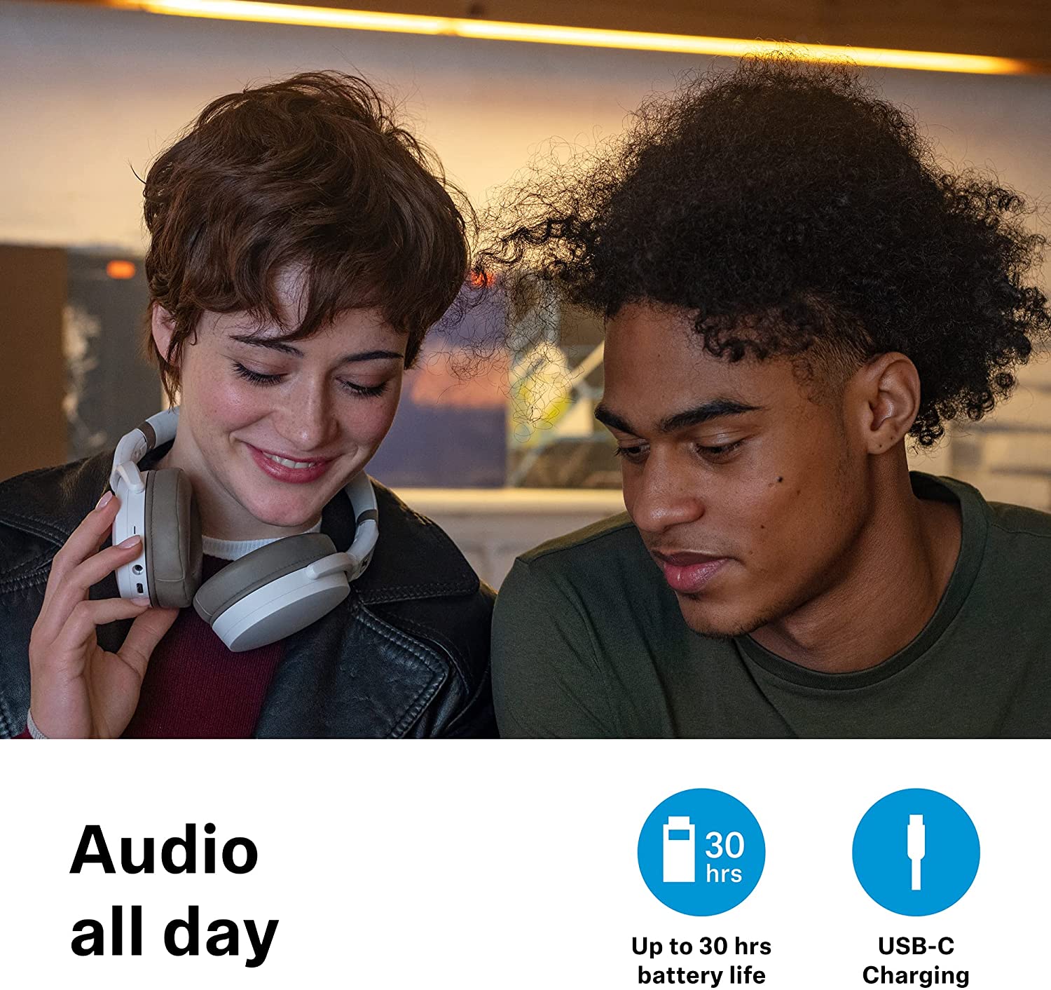 Sennheiser HD450BT Cuffia Bluetooth con microfono cancellazione di rumore Nero - Image 6