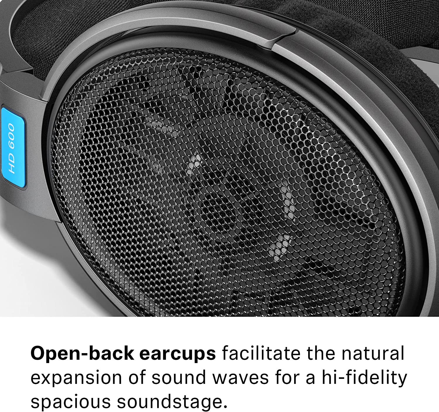 Sennheiser HD600 Cuffia Monitor Dinamica Aperta Professionale cablata Nero - Image 6