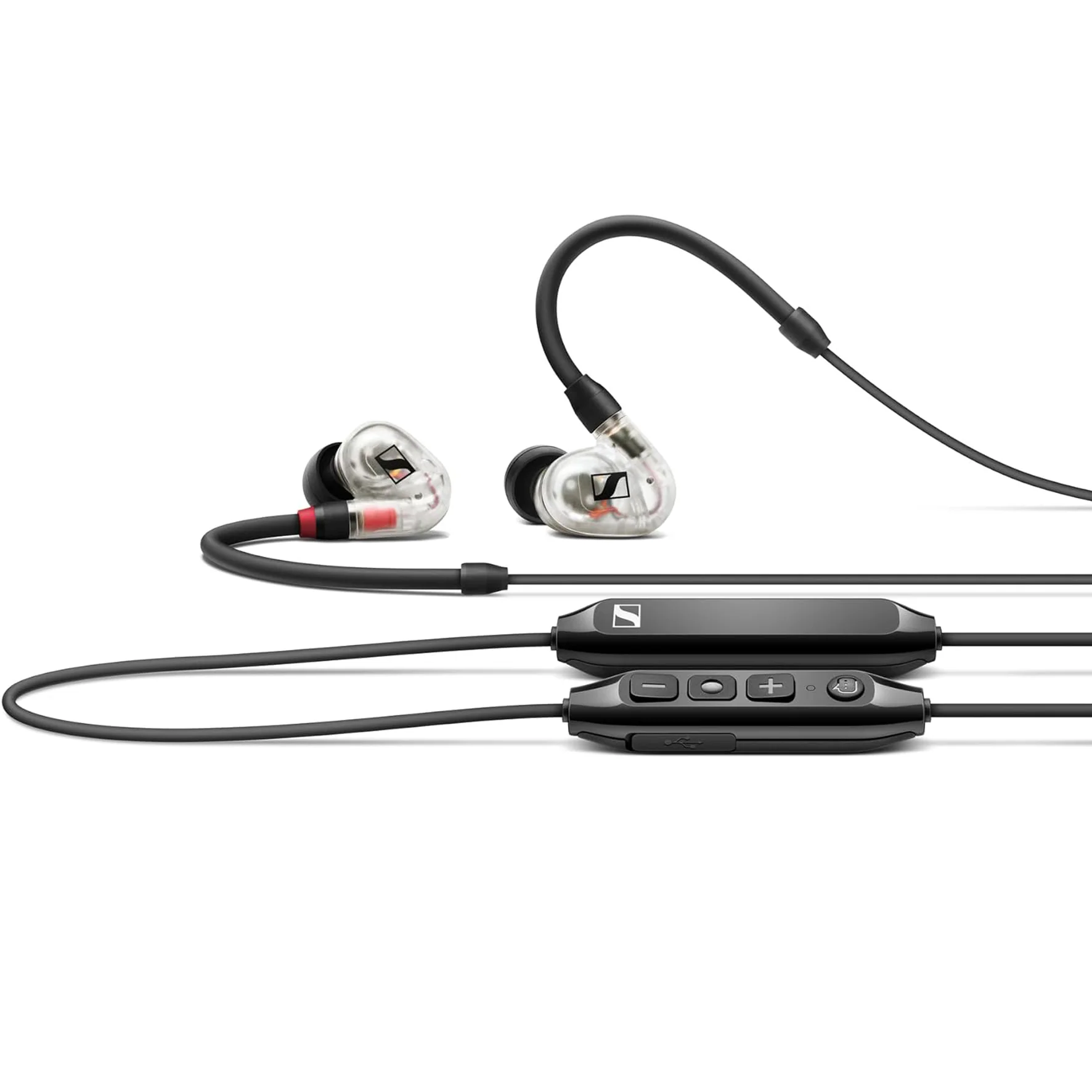 Sennheiser IE 100 PRO WIRELESS CLEAR Auricolari In-Ear wireless +cavo+mic Trasp. - Image 2