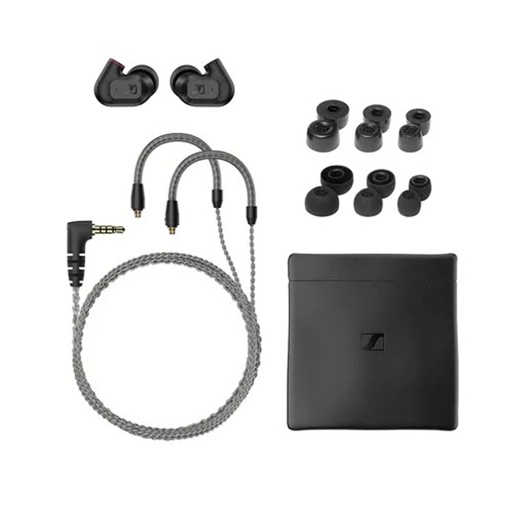 Sennheiser IE 200 Auricolari con filo e senza microfono, cavo trasparente, Nero - Image 8