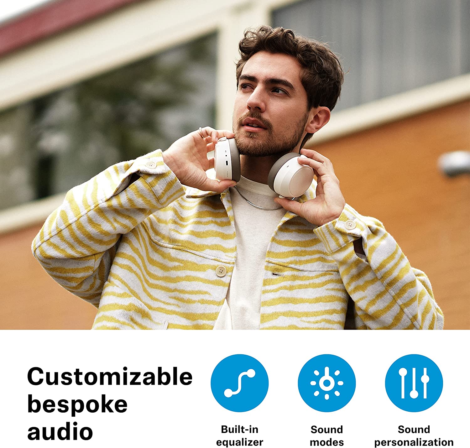 Sennheiser Momentum 4 Cuffia Bluetooth + microfono cancellazione di rumore, Nero - Image 4