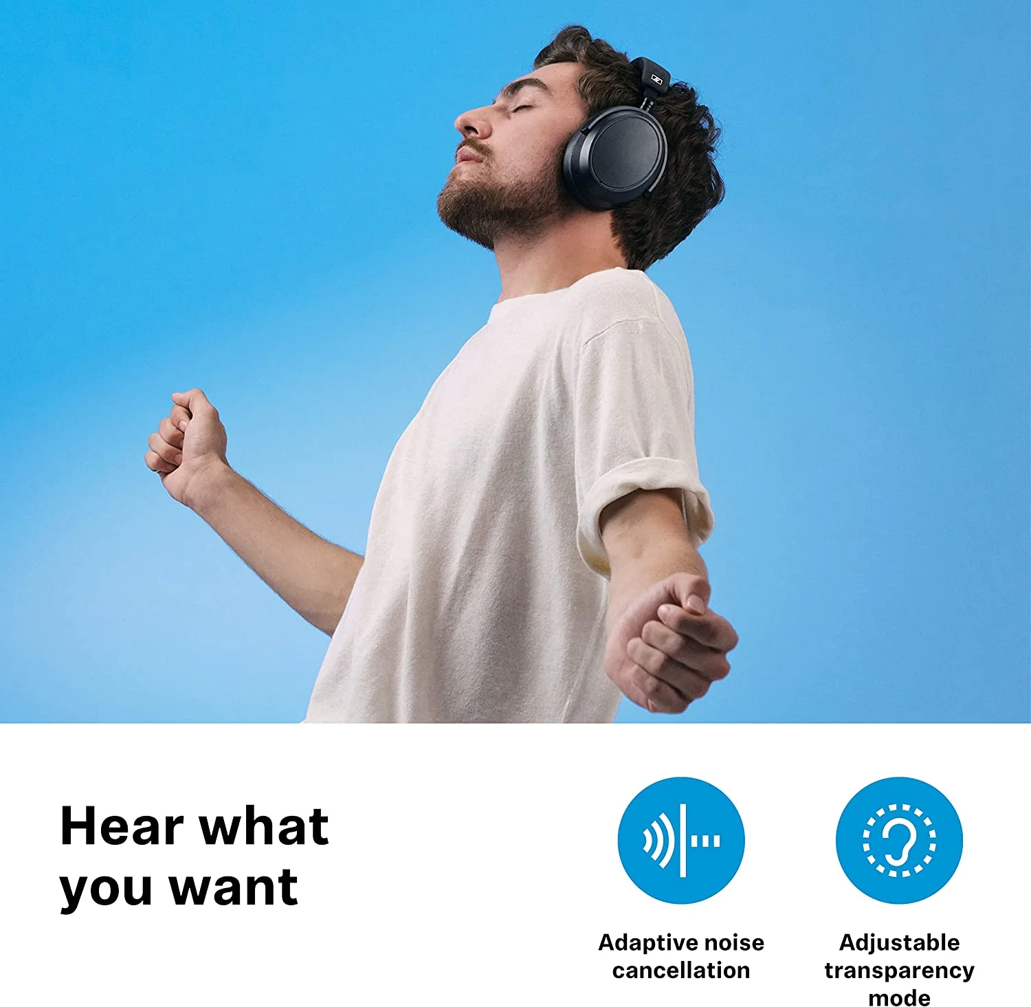 Sennheiser Momentum 4 Cuffia Bluetooth + microfono cancellazione rumore, Bianco - Image 6