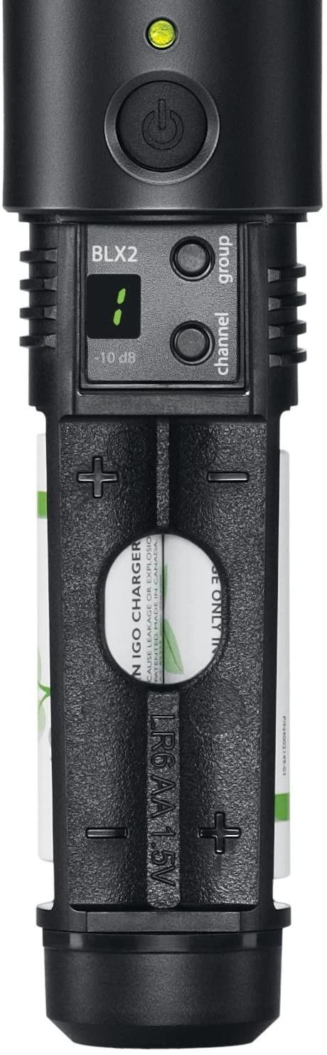 Shure BLX24E-SM58-M17 Microfono Palmare Professionale Wireless, Nero - Image 7