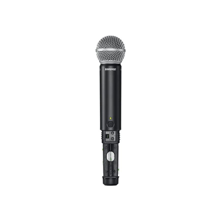 Shure BLX24RE-SM58-M17 Sistema microfonico wireless x rack Palmare Pro SM58 Nero - Image 3