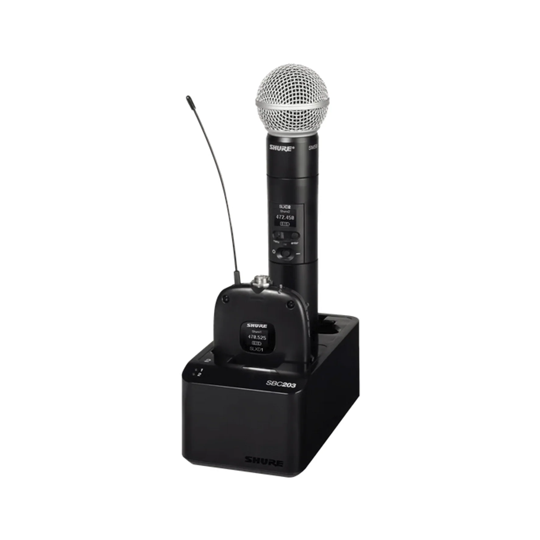 Shure SBC203-E Stazione di ricarica doppio docking x batteria ioni a litio SB903 - Image 6