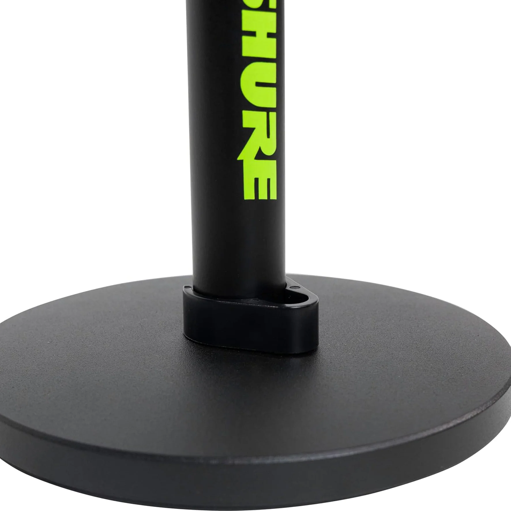 Shure SH-DESKTOP1 Asta microfonica dritta da tavolo con base rotonda, Nero - Image 3
