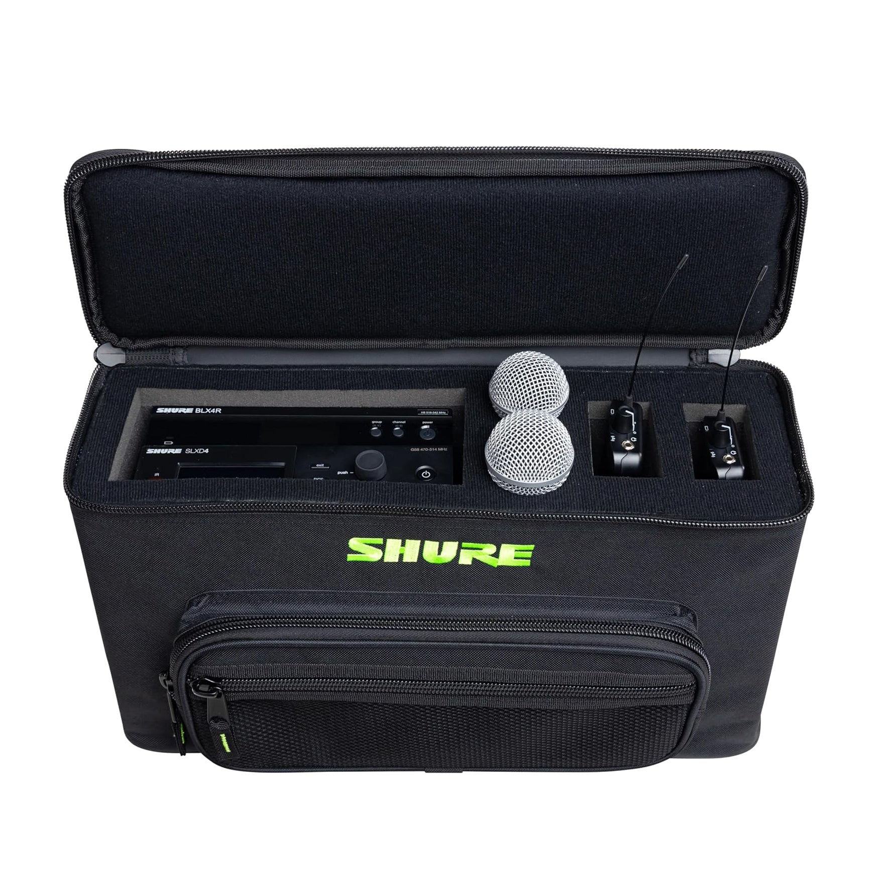 Shure SH-WRLSSCARRYBAG-2 Borsa imbottita trasporto sistemi microfonici wireless - Image 7