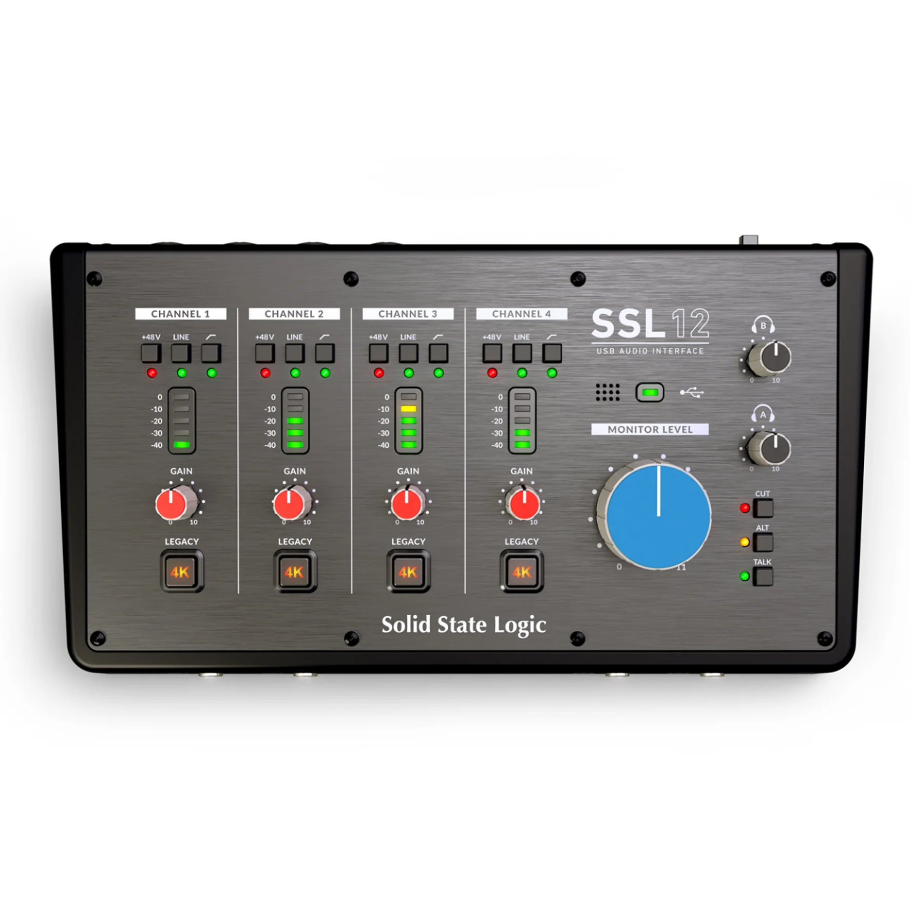 Solid State Logic SSL12 Interfacc. audio USB 12In & 8Out con AD/DA 32-bit/192kHz