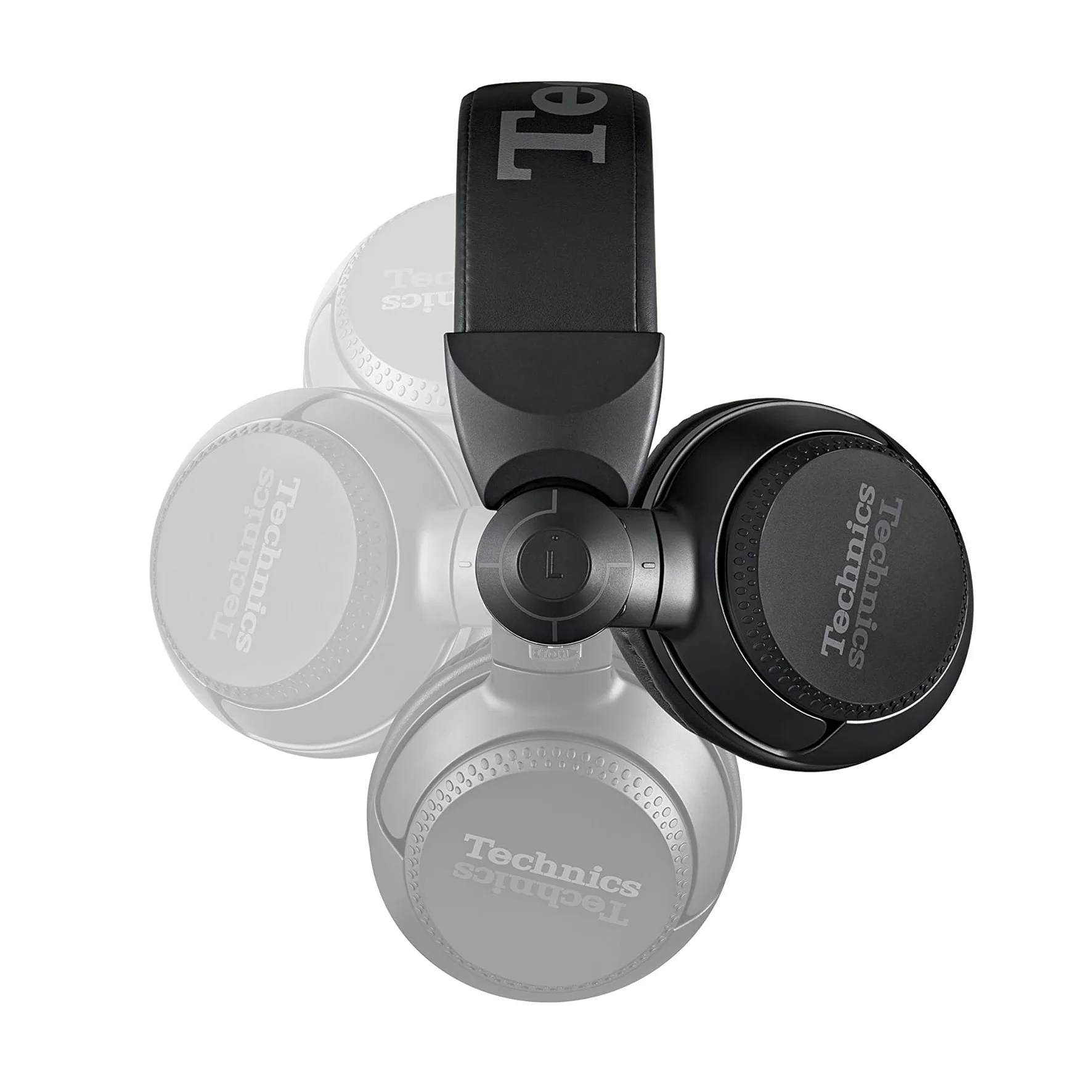 Technics EAH-Dj1200 Cuffia Pro x Dj on-ear leggera cablata senza microfono, Nero - Image 3