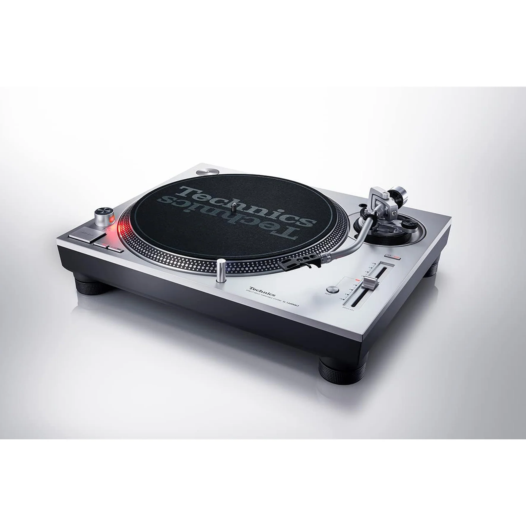 Technics SL-1200MK7S Silver Coppia Giradischi Pro x dj trazione diretta Argento - Image 5