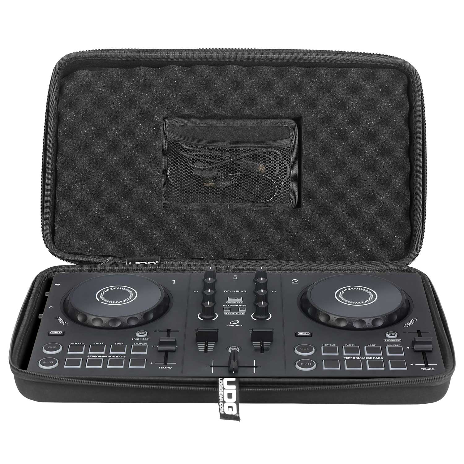 UDG U8331BL Creator AlphaTheta DDJ-FLX2 Hardcase Black Borsa per controller Dj - Image 3