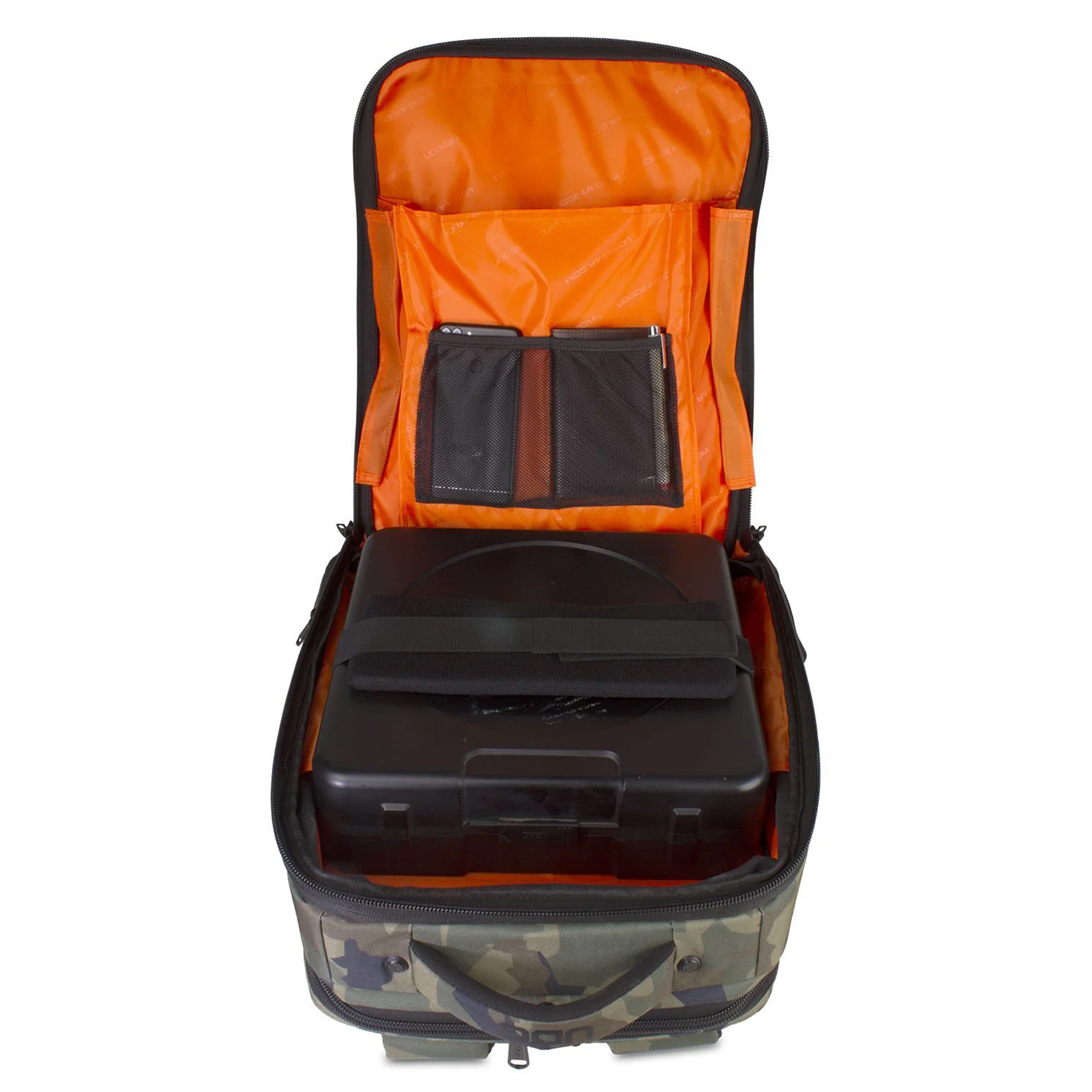 UDG U9108BC-OR Ultimate Backpack Slim Black Camo Orange Inside Zaino x contr. Dj - Image 6
