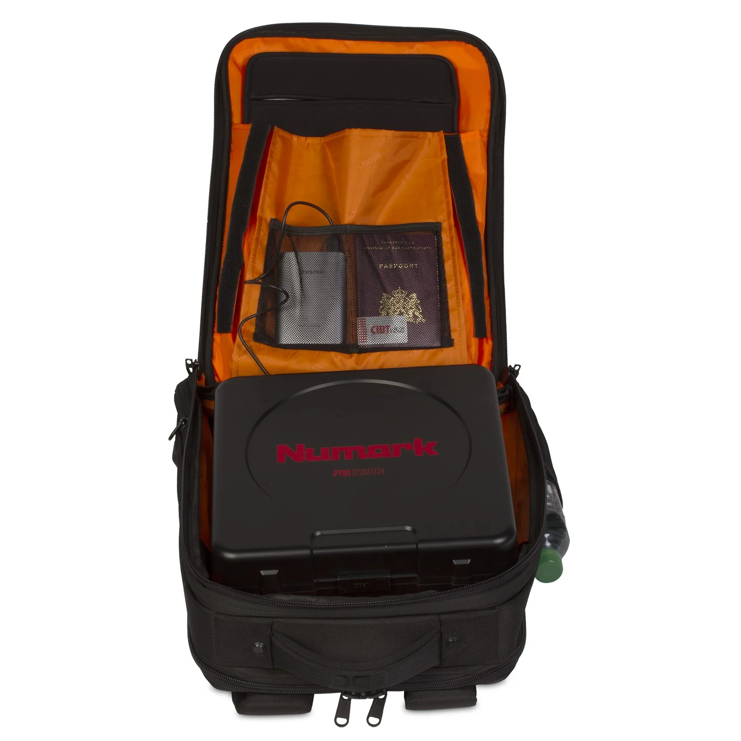 UDG U9108BL/OR Ultimate Backpack Slim Zaino x laptop e varie Nero Interno Aranc. - Image 4