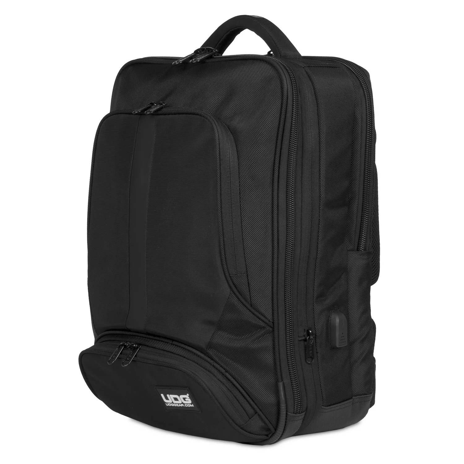 UDG U9108BL/OR Ultimate Backpack Slim Zaino x laptop e varie Nero Interno Aranc. - Image 5