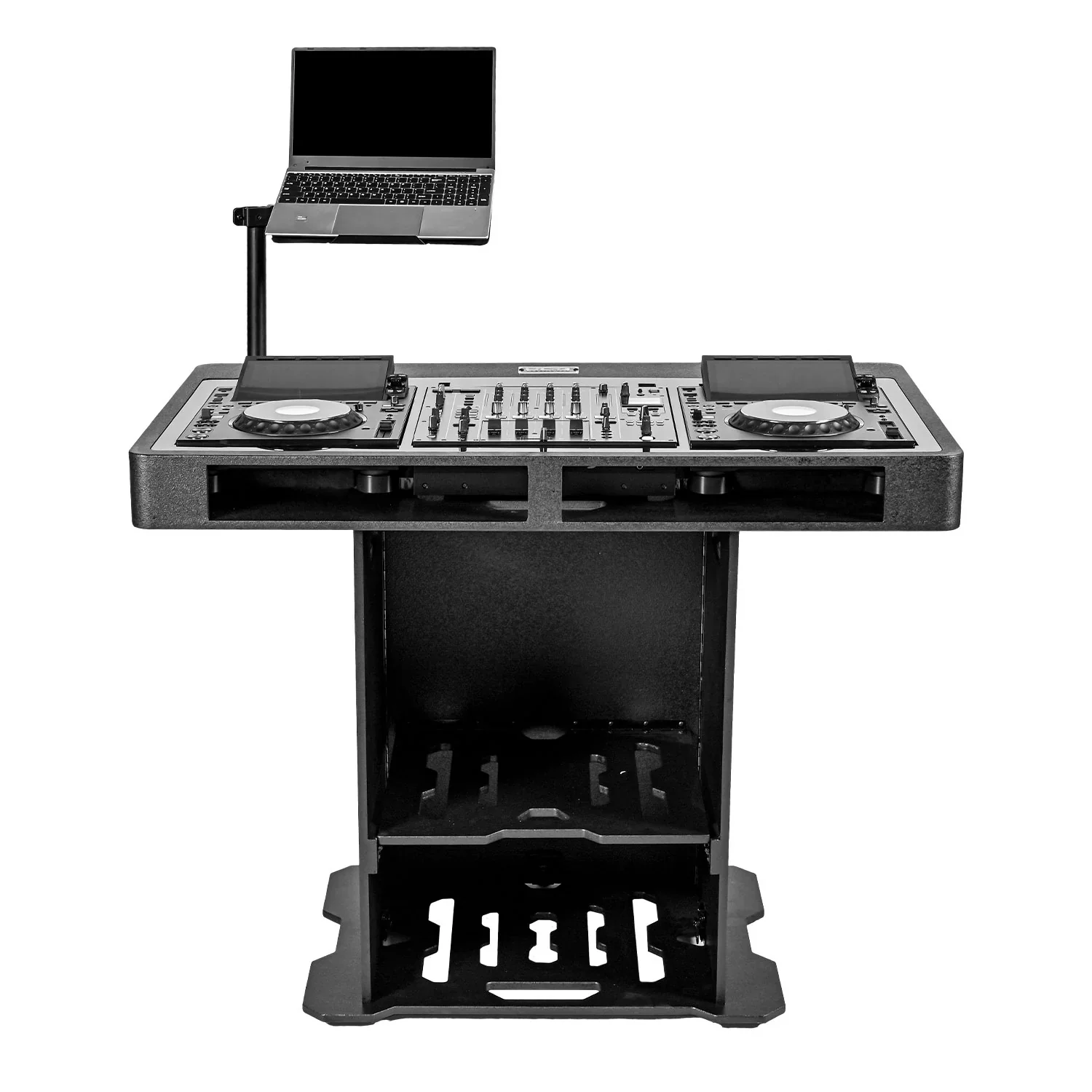 UDG U91106BL DJ PODIUM WORKSTATION struttura pieghevole a T, Nero finitura opaca - Image 3