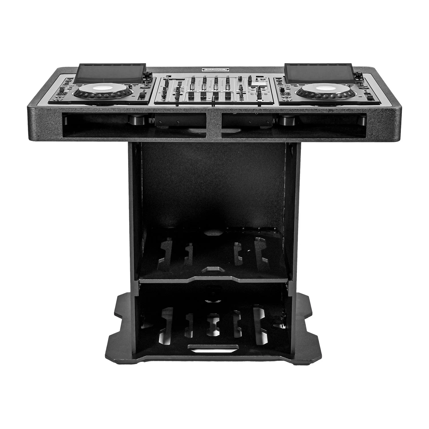 UDG U91106BL DJ PODIUM WORKSTATION struttura pieghevole a T, Nero finitura opaca - Image 5