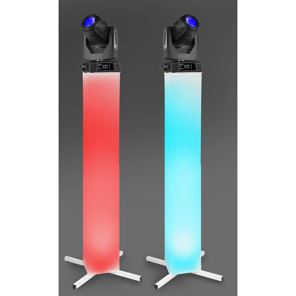 Vonyx DJP165 DJ Plinth+lycra+bag Coppia supporti podio regolabile x teste mobili - Image 6
