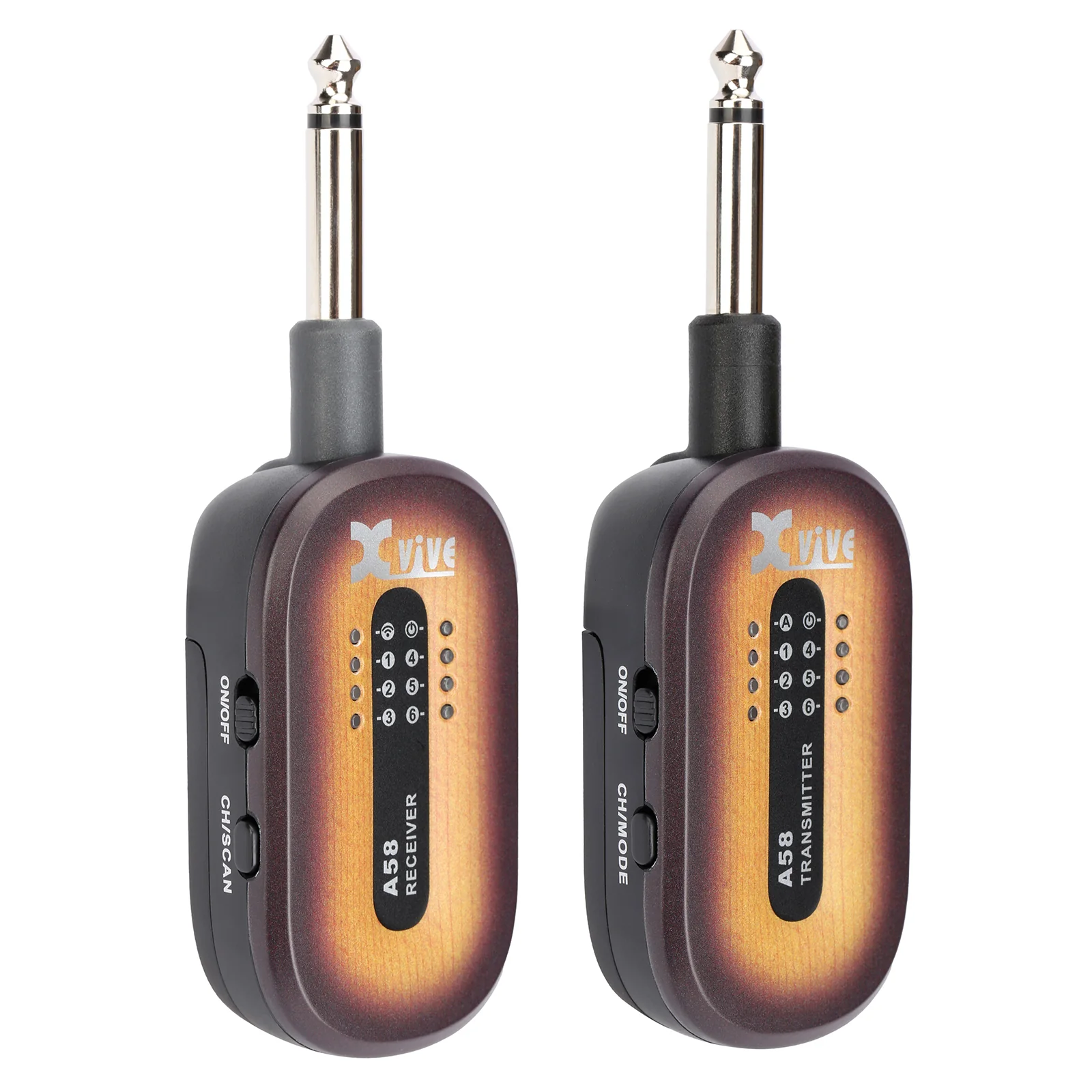 Xvive A58 SUNBURST Sistema Wireless Digi x Chitarra Elettrica Acustica e Basso - Image 2