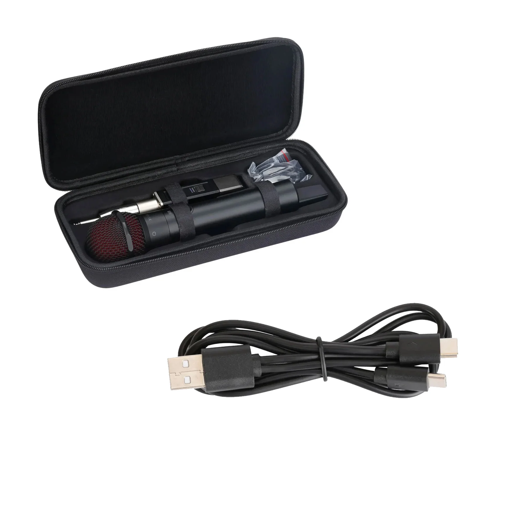 Xvive M5 Sistema Microfono Wireless Pro Palmare con Capsule Intercambiabili Nero - Image 8