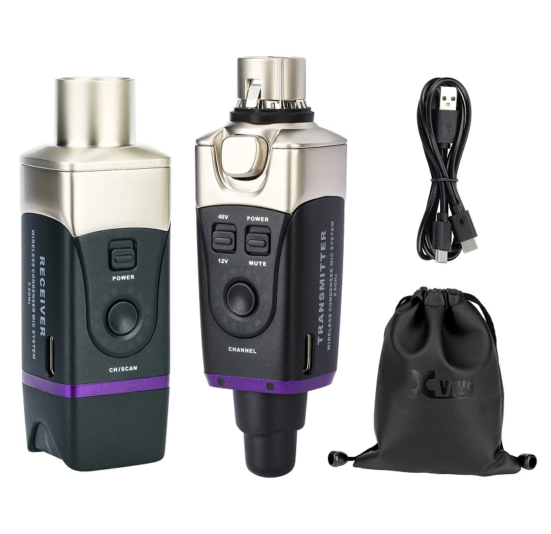 Xvive U35C Condenser Mic Wireless System Sistema Dig. x Mic Condensatore 5,8 GHz - Image 3