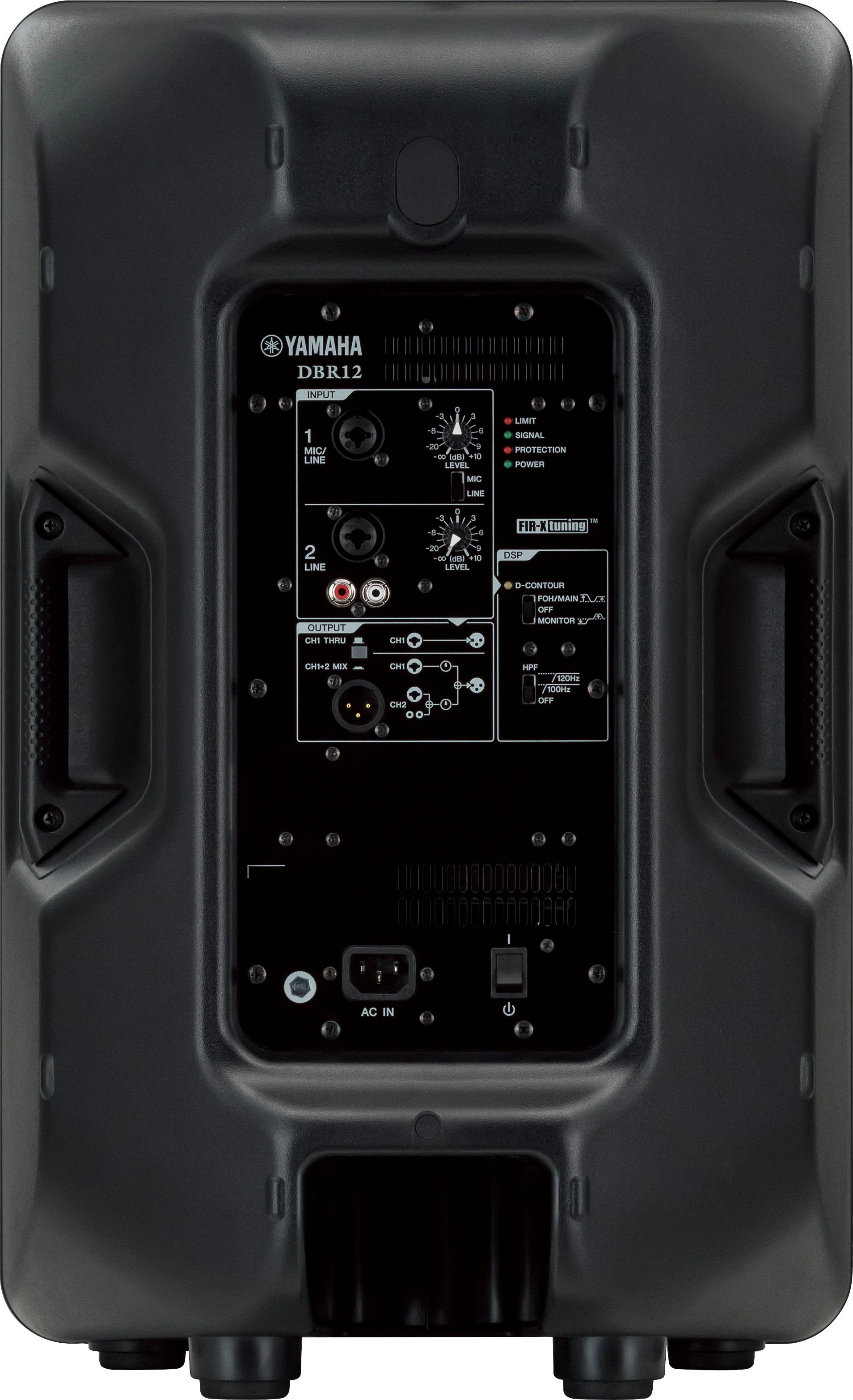 Yamaha DBR12 Cassa Diffusore attivo da 12" e 1000w di picco e SPL 131db, Nero - Image 2