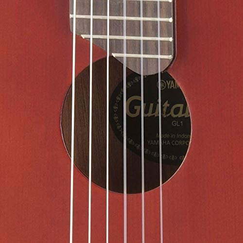 Yamaha GL1 PB Guitalele Chitarra classica con scala ridotta 17", Persimmon Brown - Image 3