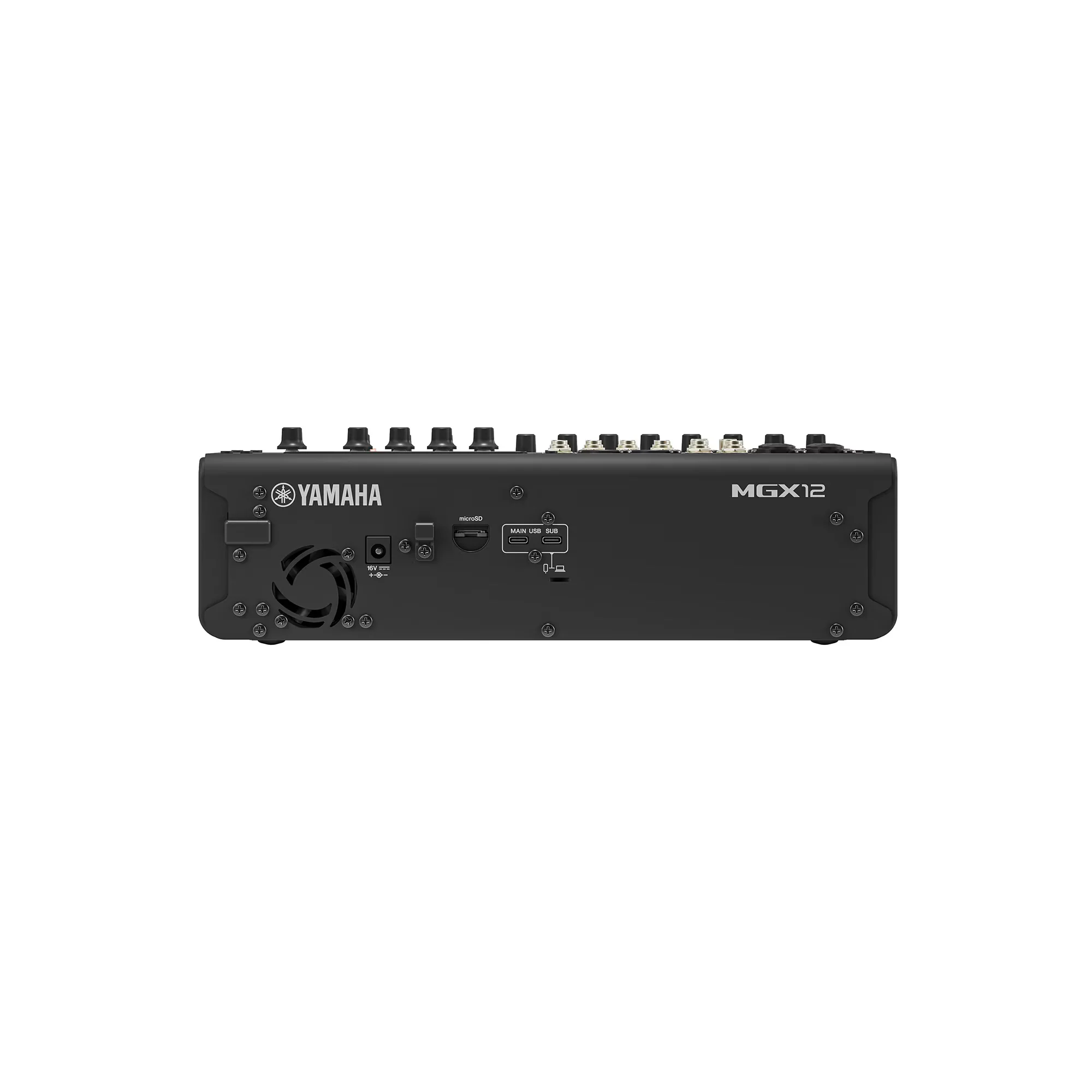 Yamaha MGX12 Mixer Pro Digitale 18C + interf. audio + touchscreen a colori 4,3" - Image 4