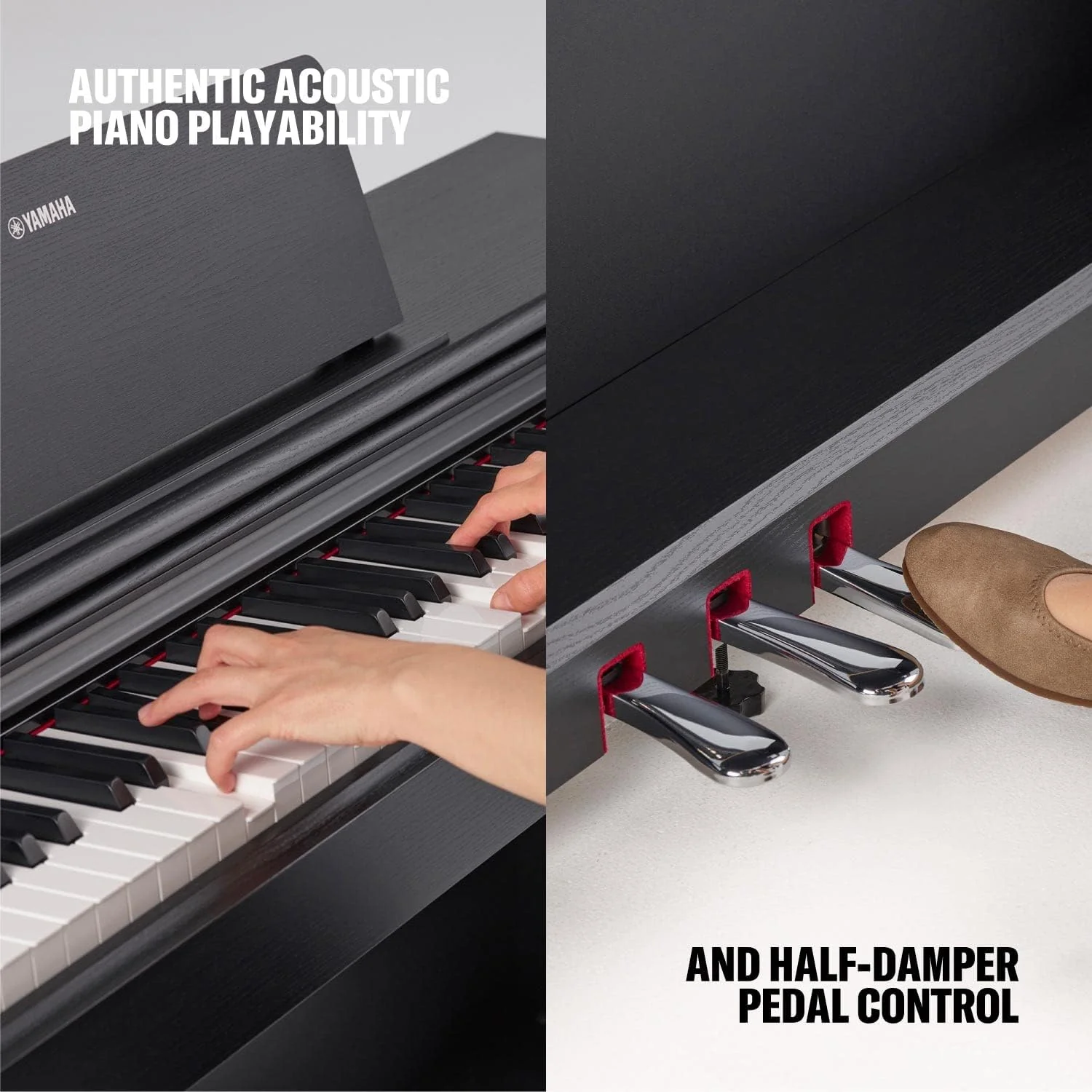 Yamaha YDP-105B Arius Pianoforte Tastiera Digitale 88 Tasti Pesati (GHS), Nero - Image 5