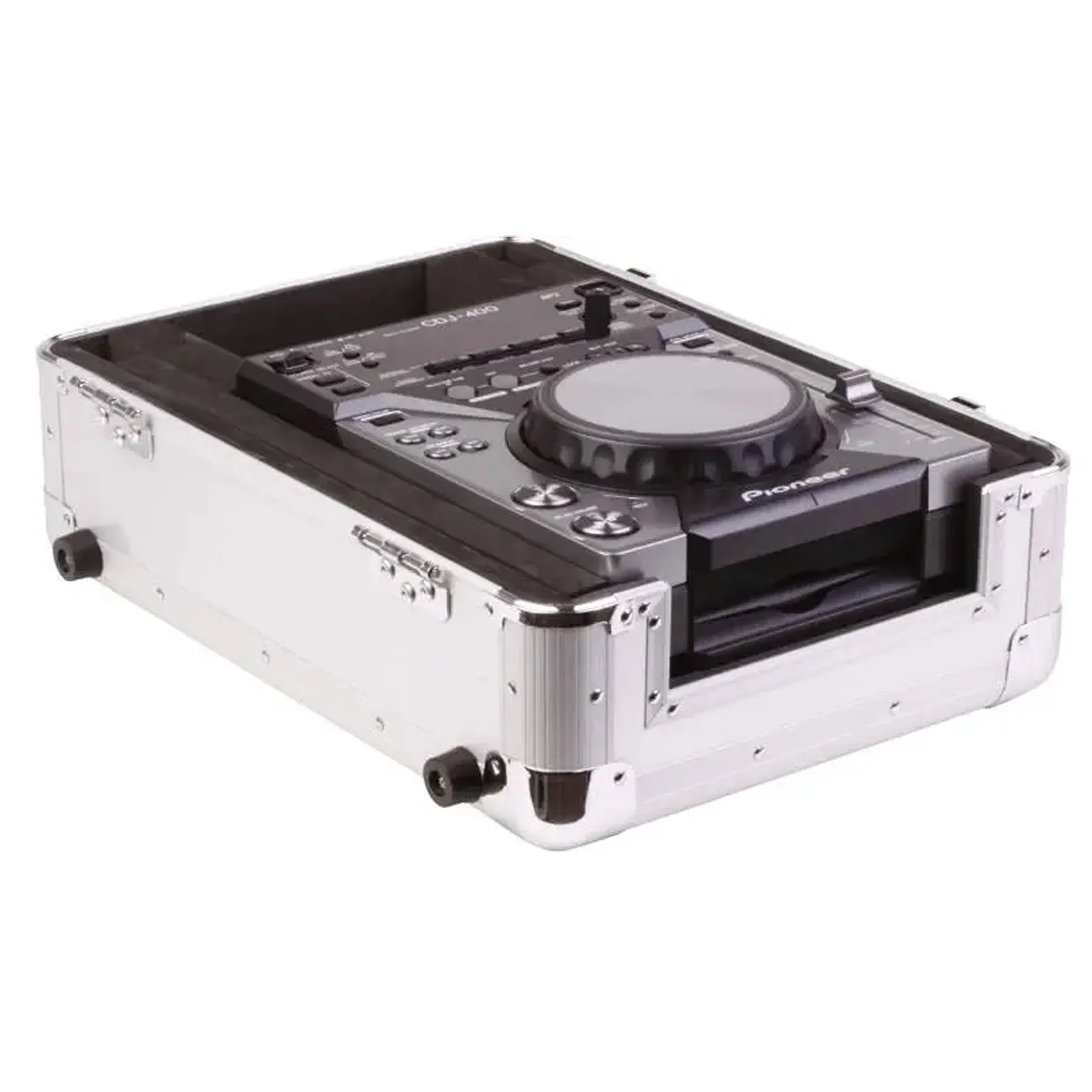 Zomo CDJ-10 SILVER STRIPE Flightcase Universale x trasporto lettori 10" mixer Dj - Image 4