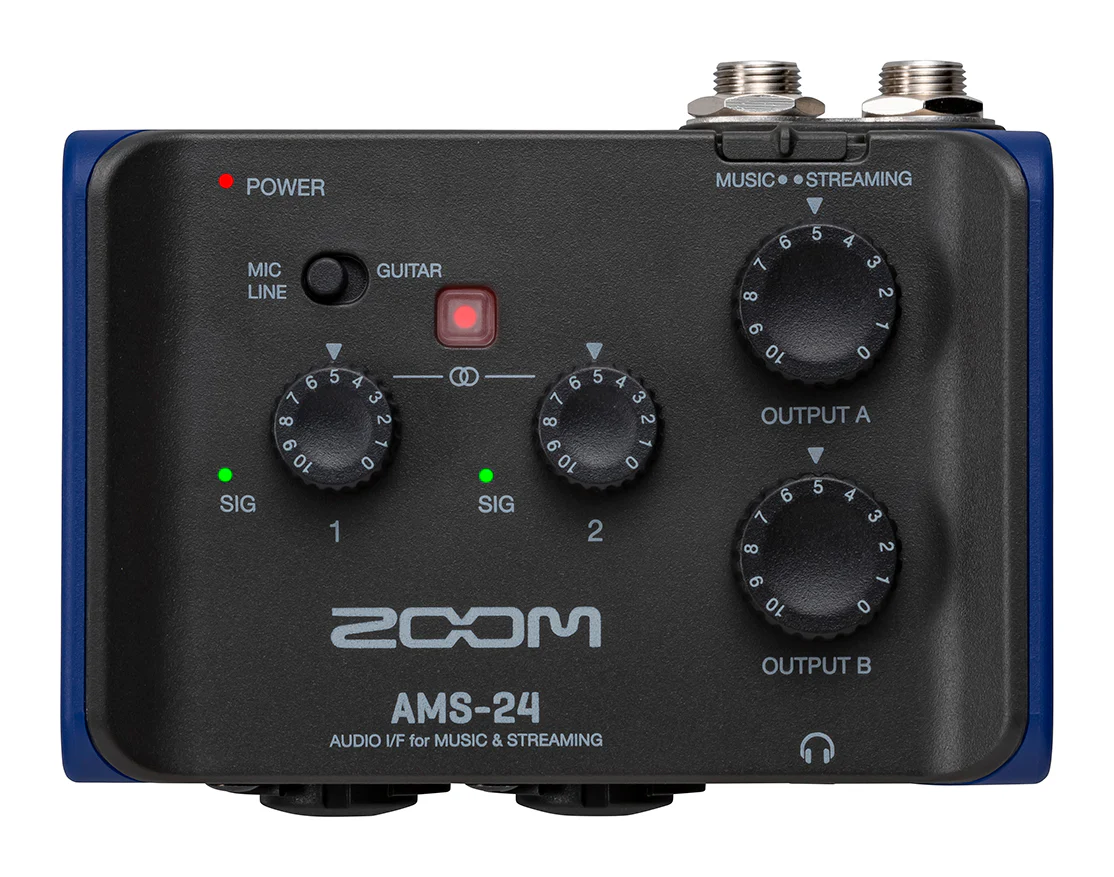 Zoom AMS-24 Interfaccia audio per registrazione e streaming 2-In 4-Out - Image 7