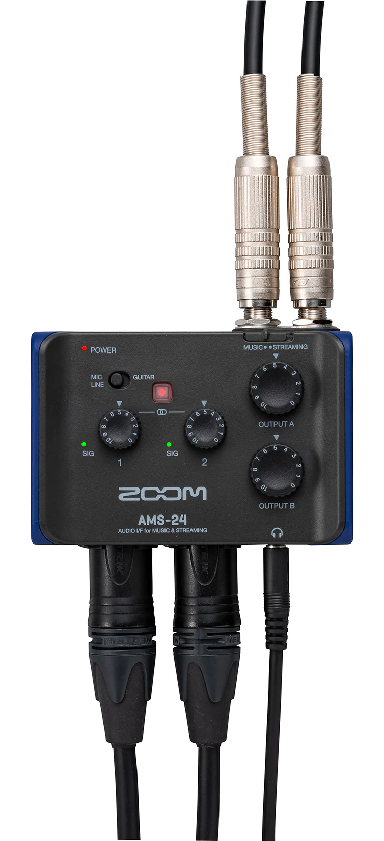Zoom AMS-24 Interfaccia audio per registrazione e streaming 2-In 4-Out - Image 8