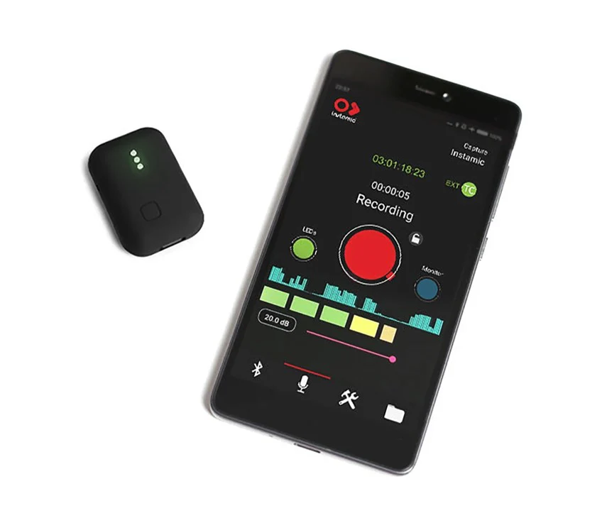 Zoom INSTAMIC PRO PLUS C MONO Microfono Wireless Reg. 32Bit Floating Point/24Bit - Image 5
